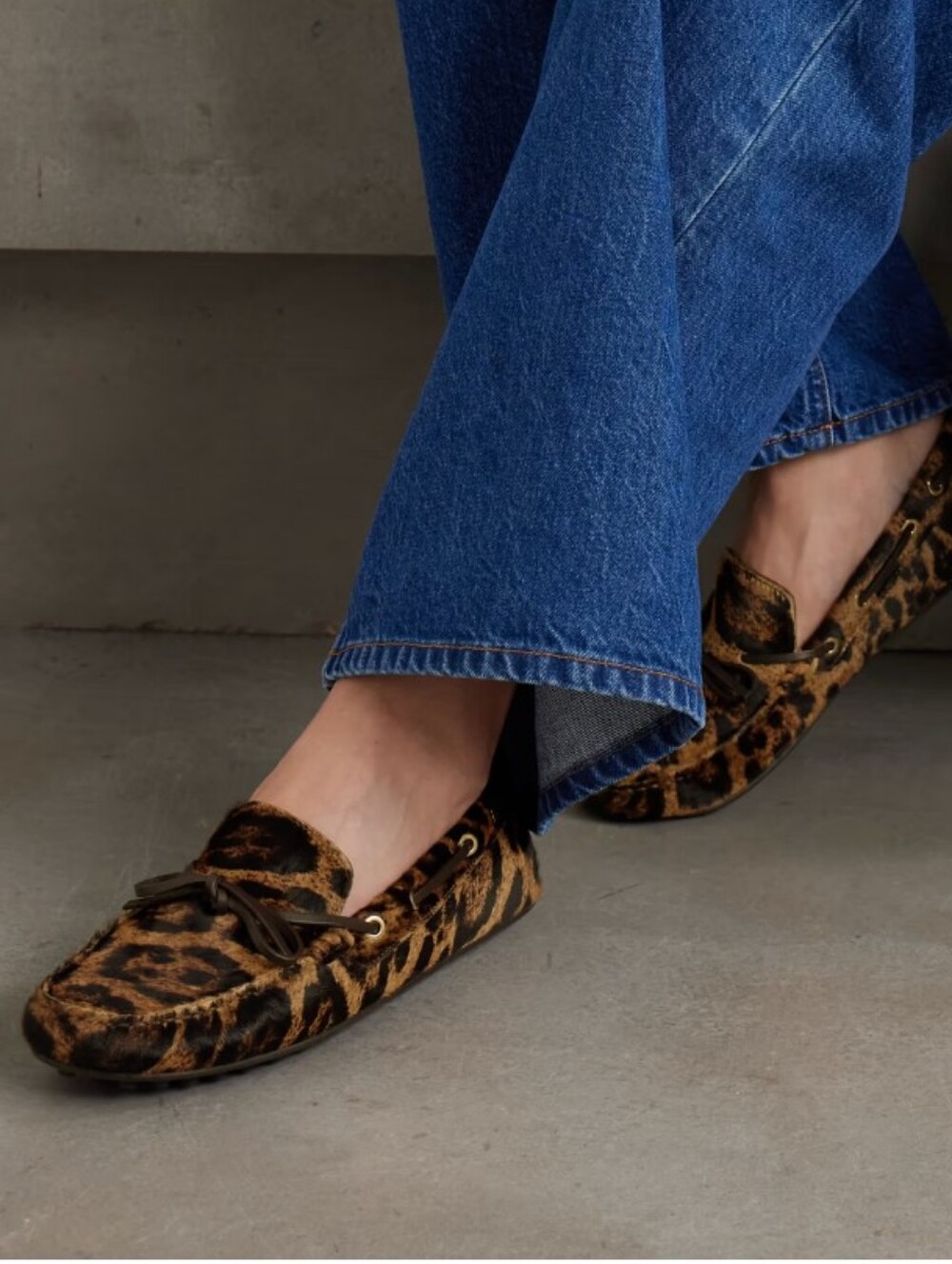 H&M Leopard Deck Shoes